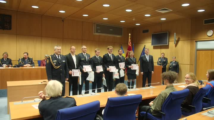 Liberecký kraj ocenil nejlepší účastníky hasičských soutěží
