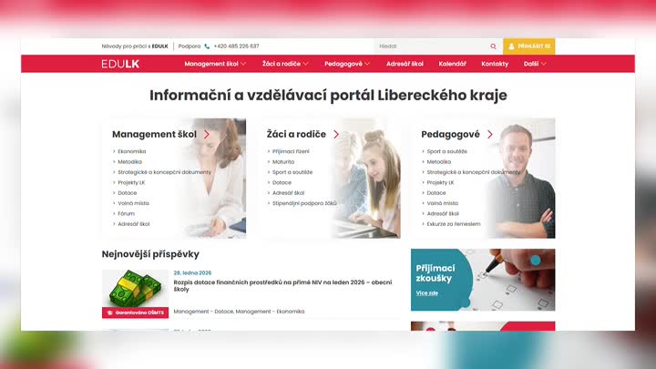 Kraj pokračuje v projektu Krok k budoucnosti