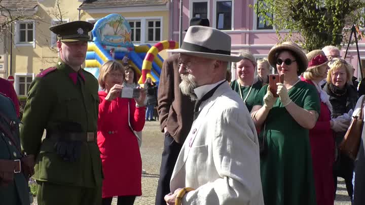 Dubá oslavila První máj v prvorepublikovém stylu