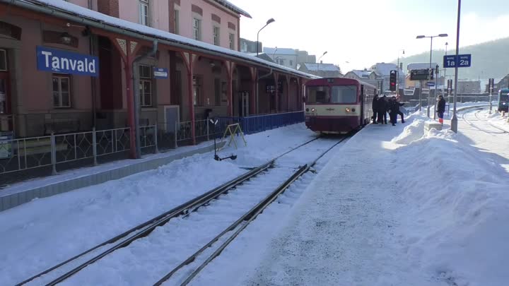 Na Zubačce se poprvé v zimě projel historický vlak