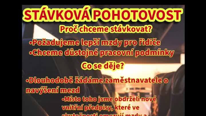 Odbory Busline mají stávkovou pohotovost