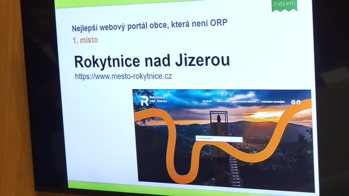 Nejlepší web v kraji má Rokytnice nad Jizerou