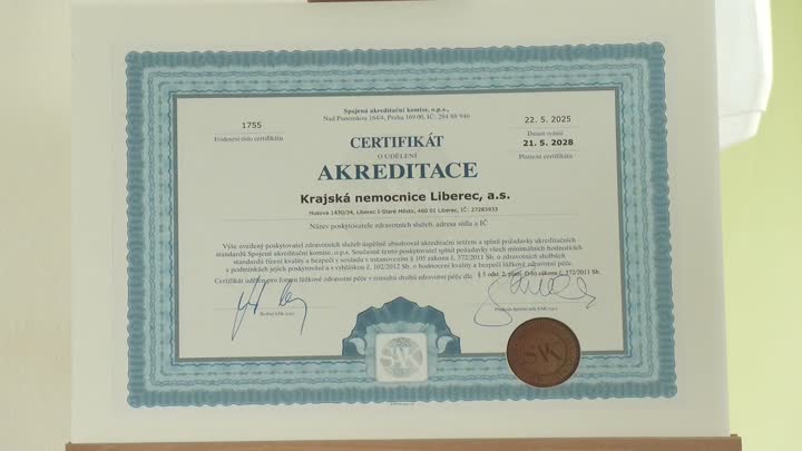 KNL získala certifikát od Spojené akreditační komise