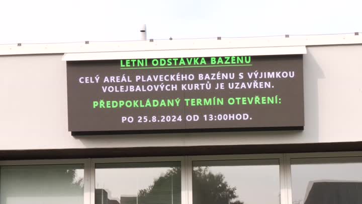 V jabloneckém bazénu probíhá letní odstávka