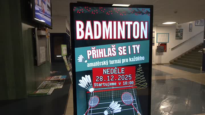 Sport Jablonec chystá badmintonový turnaj