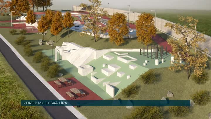 Česká Lípa postaví nový skatepark