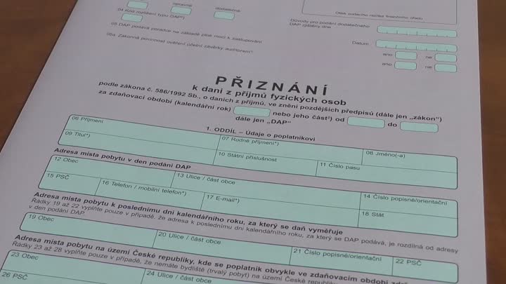 Blíží se termín podání daňového přiznání