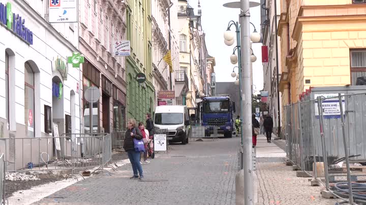 V Lidické ulici v Jablonci probíhá rozsáhlá rekonstrukce