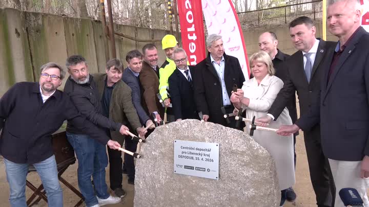 Liberecký kraj zahájil stavbu centrálního depozitáře