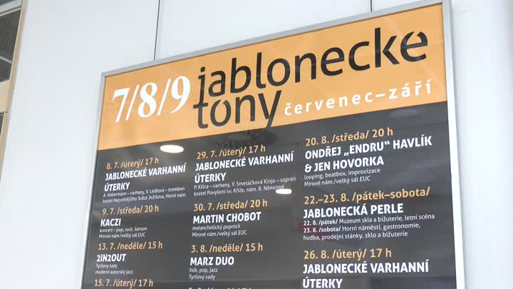 Jablonec láká na kulturní léto