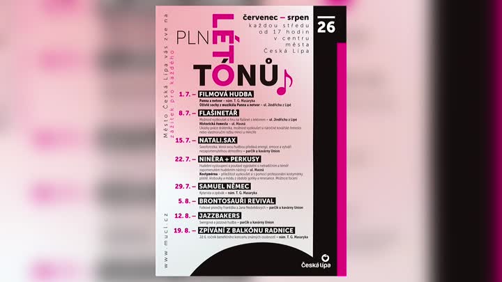 Co podniknout o prázdninách v České Lípě? Město zve na koncerty, hrad i Dřevosochání